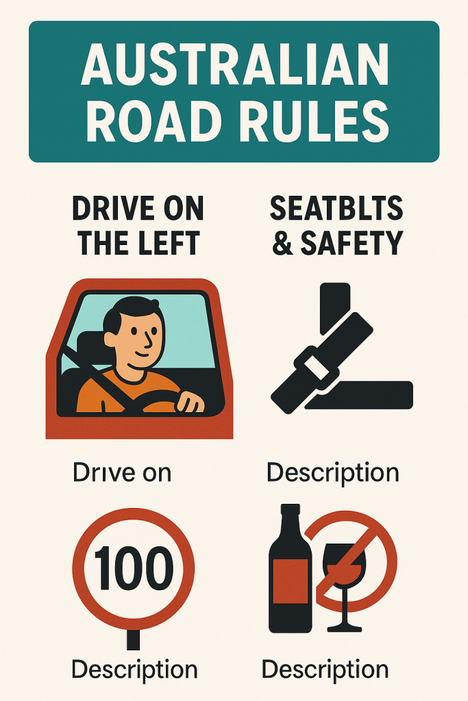 Australian driving rules and road signs